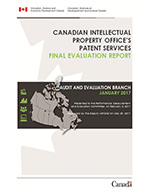 Canadian intellectual Property Office's patent services - Final evaluation report