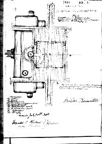 A drawing of a patent design.