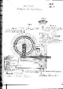 A drawing of a patent design.