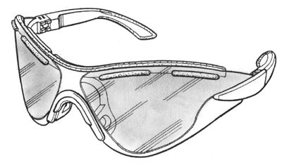 Glasses with shading