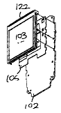 Patent drawing for the BlackBerry handheld computing device