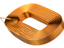 An image of a stacked rounded rectangular coil is shown.