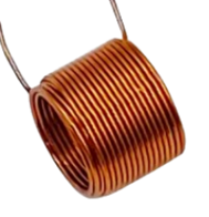 An image of a cylindrical coil is shown. 
