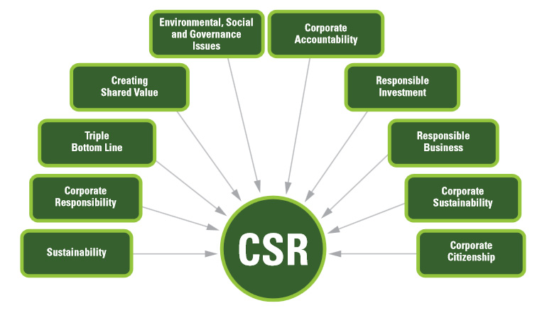 Terms for what is considered CSR (long description located below the image)
