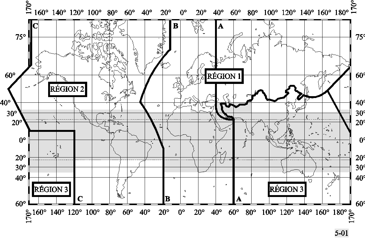 Figure 1: Régions
