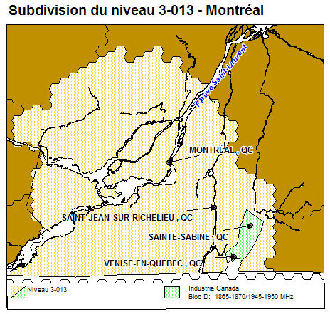 Subdivsion du niveau 3-013 Montreal (Québec) (la description détaillée se trouve sous l'image)