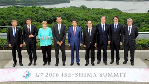 Group photo - G7 Summit at Isle-Shimma