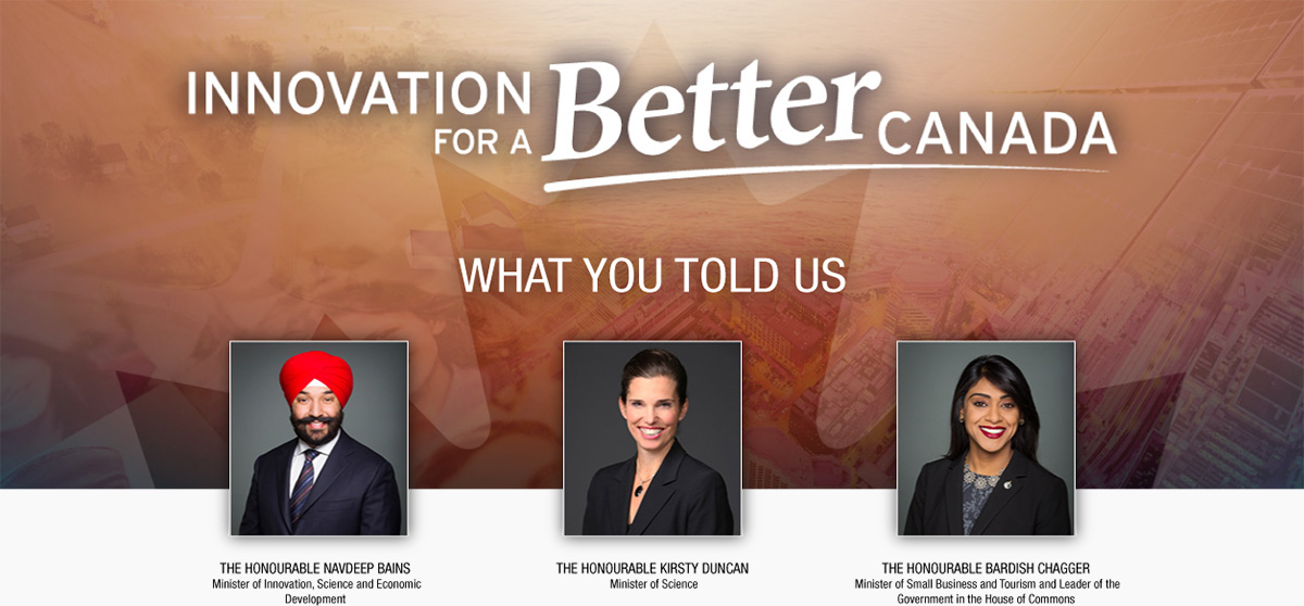 Innovation for a better Canada: What you told us