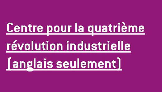 Centre for the Fourth Industrial Revolution (anglais seulement)