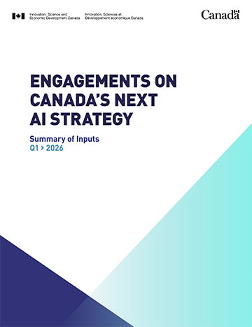Read the report: Engagements on Canada’s Next AI Strategy