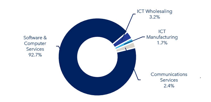 Figure 1: Companies by ICT sub-sector, 2024