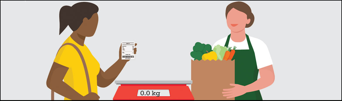 Vente et achat d'aliments au poids - image miniature