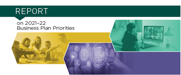 Read the OSB's Report on 2021-2022 Business Plan Priorities