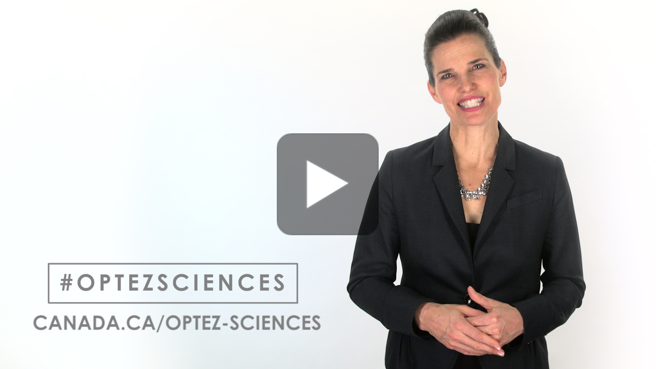 Bouton de lecture : Pourquoi j'ai opté pour les sciences #OptezSciences