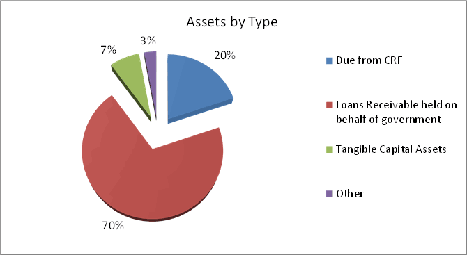 Assets by Type (the long description is located below the image)