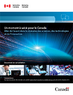 Un moment à saisir pour le Canada – Aller de l'avant dans le domaine des sciences, des technologies et de l'innovation