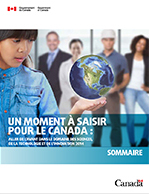 Un moment à saisir pour le Canada : Aller de l'avant dans le domaine des sciences, de la technologie et de l'innovation 2014 – Sommaire