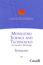 Mobilizing Science and Technology to Canada's Advantage — Summary
