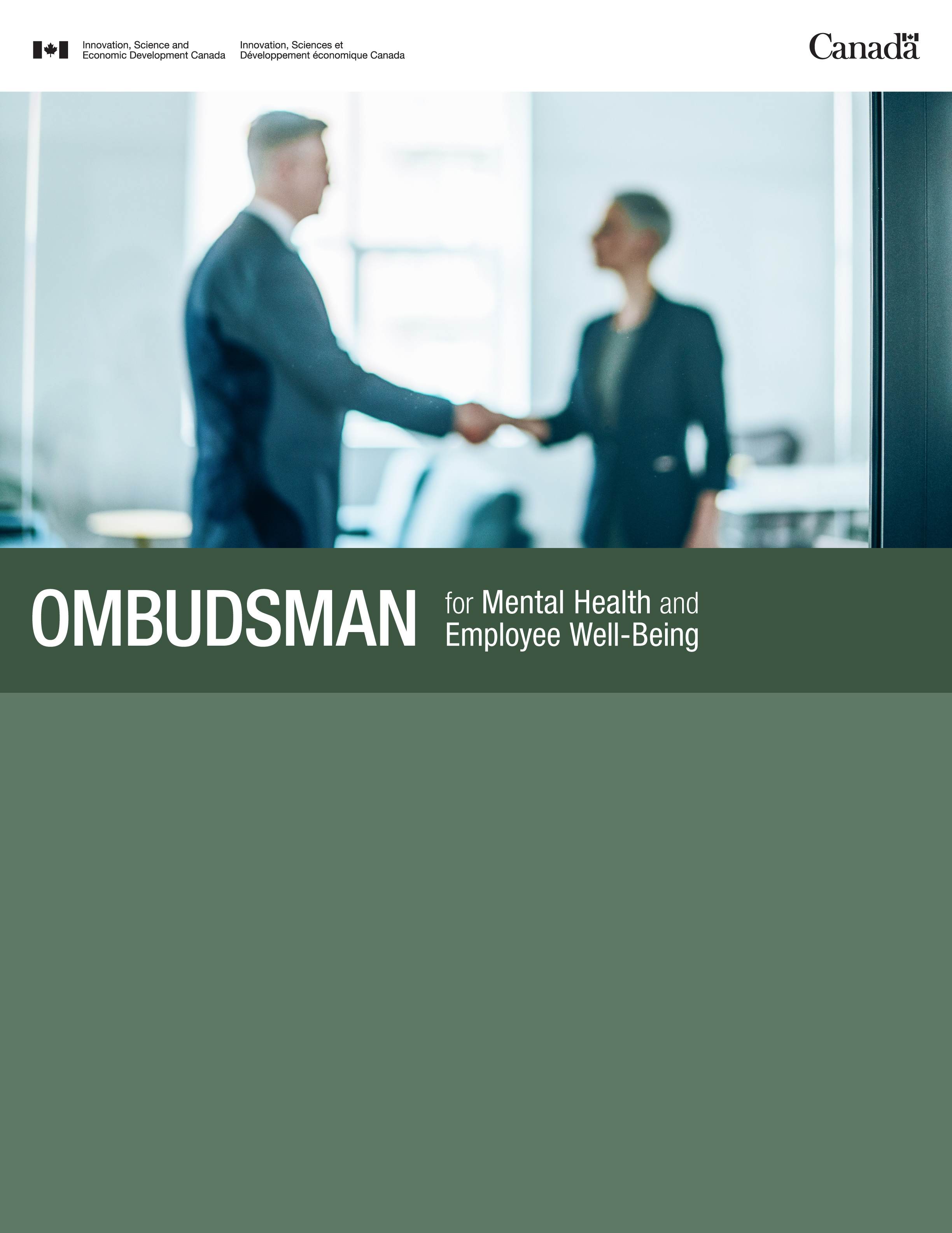 The Office of the Ombudsman for Mental Health and Employee Well-Being