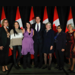 The 2022 recipients of the Prime Minister's Award for Excellence in Early Childhood Education with Justin Trudeau and Karina Gould, MP