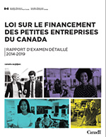 Loi sur le financement des petites entreprises du Canada - Rapport d'examen détaillé (2014-2019)