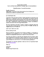 Corporations Canada — Survey of Client Intermediaries — Email Invitation