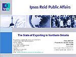 The State of Exporting in Northern Ontario: Final Report