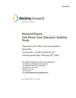 Research Report: Cell Phone Cost Calculator Usability Study