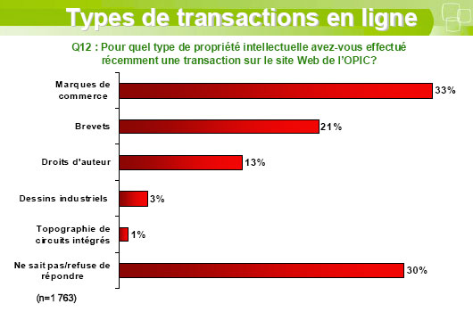 Graphique 11 : Types de transactions en ligne 
