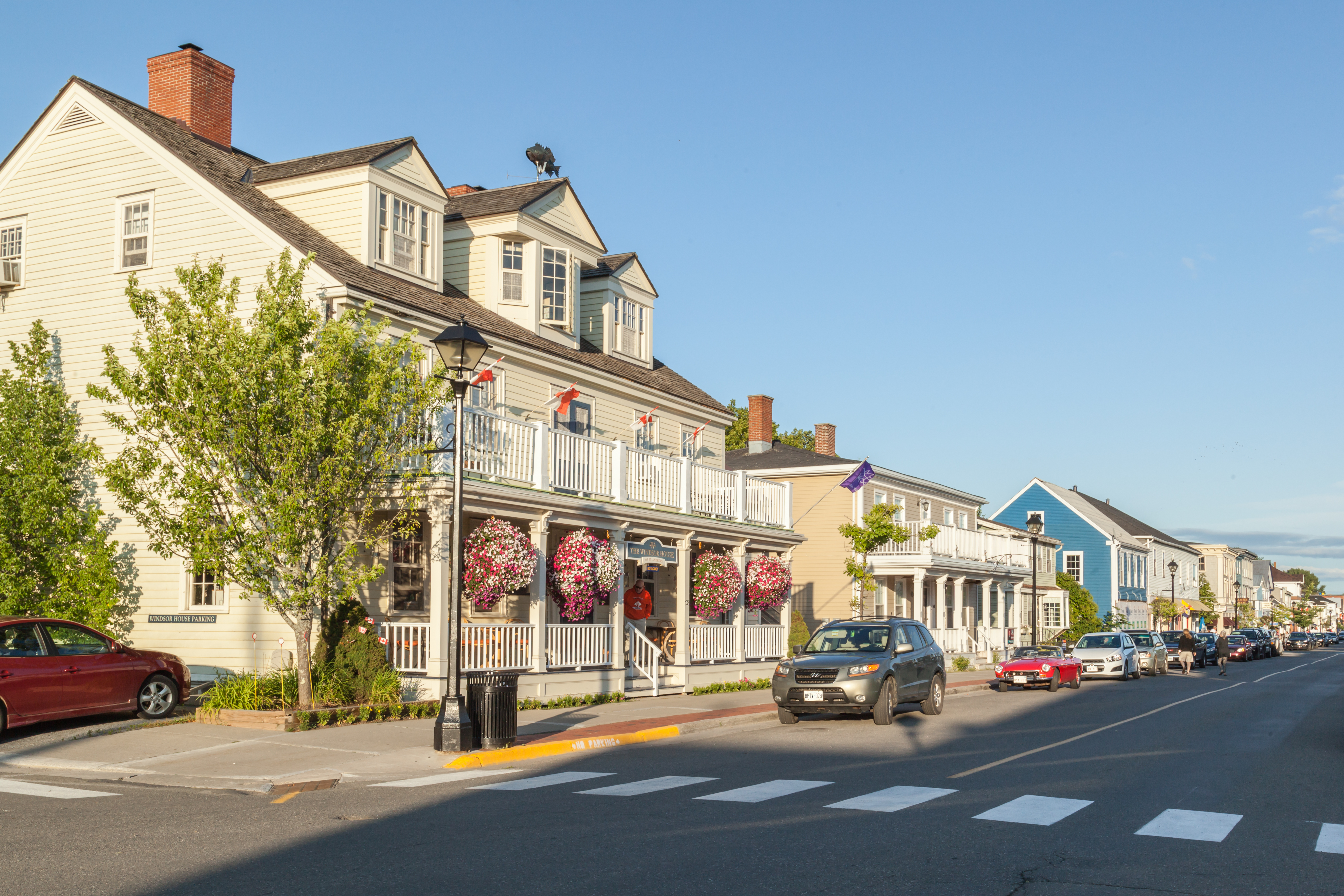 Streetscape in St. Andrew by the Bay, New Brunswick
