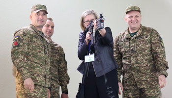 Half a year in Ukraine: Defence scientist worked directly with Ukrainian military members and volunteers innovating on the front line