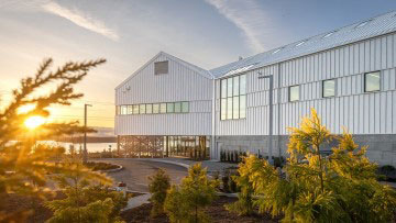 Sunrise at the new Centre for Plant Health.