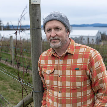 Mike Rathjen, Grapevine Propagator at the CFIA's Centre for Plant Health in BC.