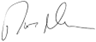 Signature of Dr. Mona Nemer