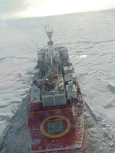 Helicopter Landing. Photo credit: David Mosher