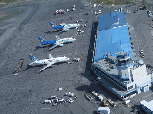Landing in Yellowknife