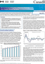Cover of the Biannual Survey of Suppliers of Business Financing-Data analysis, second half of 2014
