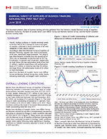 Cover of the report: Biannual Survey of Suppliers of Business Financing—Data analysis, first half 2017 (July 2018)