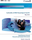 Cover of the Cyclicality of SME Financing in Canada report