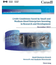 Cover of the Credit Conditions Faced by SMEs Investing in Research and Development report