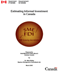 Cover of the Estimating Informal Investment in Canada report