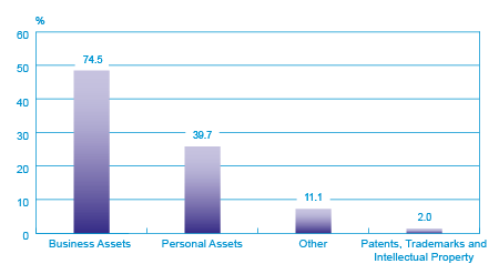 Figure 20: Types of Collateral Pledged, 2011 (the long description is located below the image)