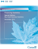 Cover of Financing Statistics-November 2013 publication