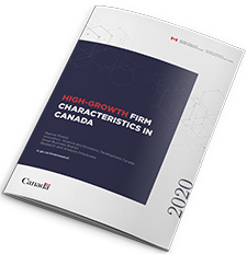 Cover of the report High-Growth Firms Characteristics in Canada