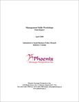 Cover of the Management Skills Workshops report