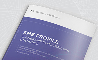 Cover of the report: SME Profile: Ownership demographics statistics – January 2020