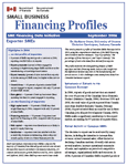 Cover of the Financing Profile: Exporter SMEs report