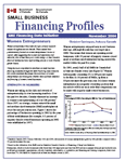 Cover of the Financing Profile: Women Entrepreneurs - November 2004