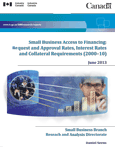 Cover of the Small Business Access to Financing report