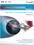 Cover of the SME Profile: Tourism Industries in Canada